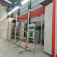 Équipement de peinture résistant à l'érosion par le sable, station de base sur site, structure métallique, production de revêtement en poudre résistant aux intempéries en extérieur
