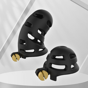 กรงผู้ชายพรหมจรรย์กรงเพศชายกรงพรหมจรรย์ล็อคอวัยวะเพศชายล็อคอวัยวะเพศชายควบคุมระยะไกลของเล่นทางเพศ BDSM สำหรับอวัยวะเพศชาย - Product Image 3