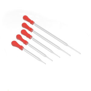 Pipet laboratorium kaca bening, pipet tetes dengan pipet karet untuk Lab - Product Image 5