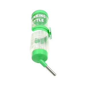 Botella de agua para mascotas pequeñas de 250 ml, duradera, redonda, de plástico, para hámster - Product Image 5