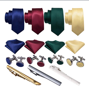 Китайские мужские галстуки 3 шт., коллекция жаккардовых тканых галстуков + подарочная коробка - Product Image 6