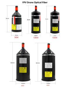 Équipement optique direct de fibre de carbone FPV Drone traversant la machine 5 10 15 20 30KM ligne guidée accessoire de relais à portée étendue - Product Image 6