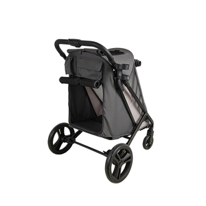 Producto Económico, Carrito para Mascotas Pequeñas, Portátil, para Exteriores, con 4 Ruedas, Ventanas de Malla Transpirable y Portavasos - Product Image 1