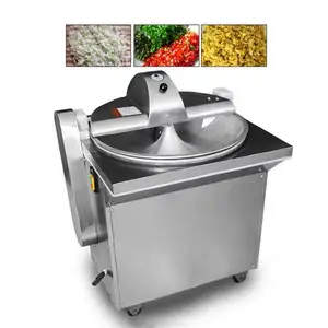 Electric Stainless Steel 20L Vegetable Chopper Mixer Grinder Machine Small Sausage Slient Salad Vegetable Meat Bowl Cutter