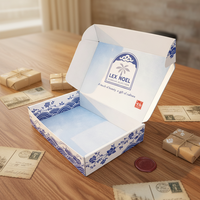 Boîtes d'expédition en carton ondulé personnalisées avec inserts pour boîtes mystères, livres et cosmétiques |   Imperméable, écologique, avec logo imprimé