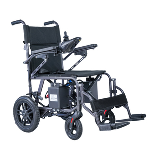 Silla de ruedas eléctrica Plegable ligera <span class=keywords><strong>CE</strong></span> ISO7176 suministros médicos precio de fábrica china controlador inteligente de Motor cepillado - Product Image 5