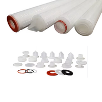 Cartouche filtrante à membrane en acétate de cellulose 0.65 microns 10 pouces 20 pouces 30 pouces pour la filtration d'eau en bouteille
