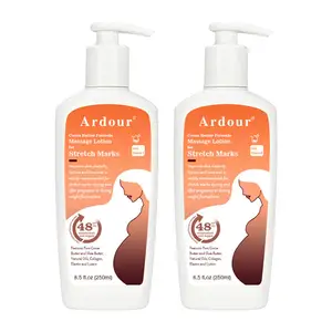 Crème pour le corps réparatrice pour l'élimination des vergetures de grossesse OEM pour les vergetures Soins de la peau de grossesse Formule au beurre de cacao Lotion de massage