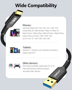 Cable de Carga Rápida Multifuncional SUNGUY USB a Tipo-C de 0.5m y 18W, Trenzado, para Teléfono Móvil, Banco de Energía y Automóvil, Listo para Enviar - Product Image 6