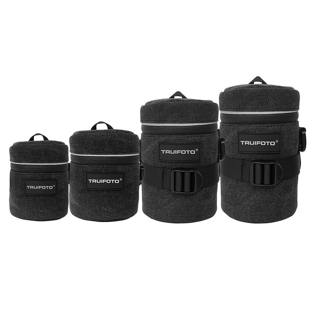 XAMOREST Whosale  Padded Nylon Camera Lens Pouch Camera Lens Wrap Pouch
