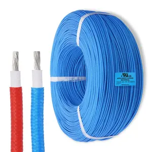 UL3122 Cabos de aquecimento de alta temperatura para equipamentos eletrônicos de fio trançado de fibra de vidro de silicone 300V 18 AWG 20 AWG