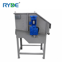 Nettoyeur de tamis rotatif automatique à grande capacité, machine de tamisage à tambour rotatif, moteur SS304/316, 30-160m/h