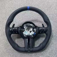 Volant sport à fond plat pour BMW F10 F11 F15 F16 F20 F21 F25 F30 F31 F32 F33 F34 F36 F80 F82 F87 F90 M3 M5