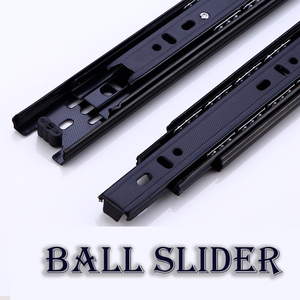 Ms Canal télescopique Quincaillerie Canal de tiroir 3 plis Roulement à billes Tiroir à glissière <span class=keywords><strong>400</strong></span> <span class=keywords><strong>mm</strong></span> - Product Image 3