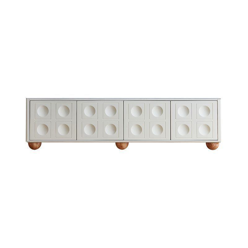 [Serie de madera maciza estilo campestre] Blanco crema