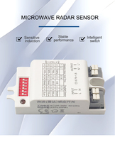 Capteur de mouvement et de position radar micro-ondes 5,8 GHz Geagood, à montage interne ou en surface, interrupteur AC100-240V, sortie 10A
