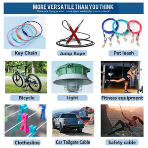 Gran oferta, pinza de cuerda de Cable de acero inoxidable ajustable, Kit de suspensión de luz de pista, sistema colgante - Product Image 4