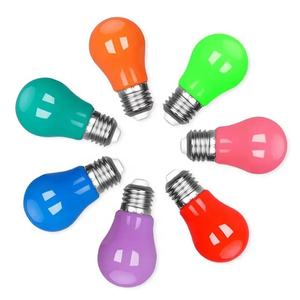 Precio de fábrica <span class=keywords><strong>PC</strong></span> 1W A60 Bombilla Rojo Azul Verde Cubierta Múltiples colores Bombilla LED Iluminación ambiental decorativa - Product Image 5