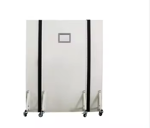 Barrera móvil con ruedas y paneles de plomo para protección contra rayos X con ventana de observación para quirófanos de tomografía computarizada y radiología en hospitales. - Product Image 5