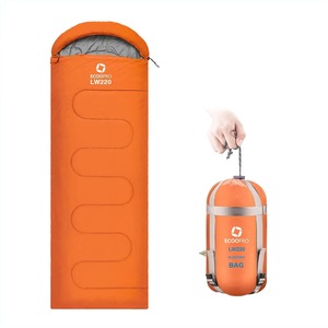 Sacco a pelo portatile impermeabile e caldo da campeggio leggero e confortevole personalizzato con sacco a compressione - Product Image 1