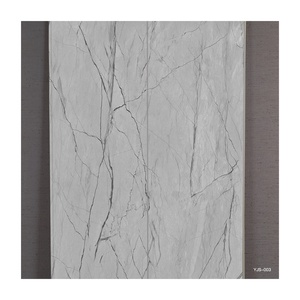 Decoratieve marmeren waterbestendige WPC <span class=keywords><strong>PVC</strong></span> bamboe panelen voor badkamerwandpanelen - Product Image 4
