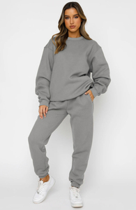 Conjunto Deportivo Personalizado con Logotipo Bordado, Sudadera con Capucha de Algodón Grueso, Pantalones Deportivos Casuales para Correr - Product Image 5