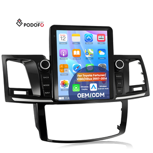 Podofo 9.7 ''android xe Stereo cho Toyota Fortuner/vlgo/HILUX 2007 2014 không dây Carplay Android Auto GPS Wifi Hifi autoradio - Product Image 1