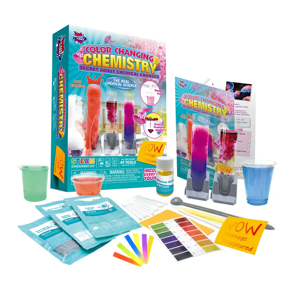 Neuzugang angesagt und beliebt Wissenschaft Geschenk pädagogische Wissenschaft-Spielzeuge für Kinder Farbwechsel Chemie Wissenschaft-Spielzeug