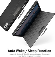 Casing Tablet Folio Multifungsi Kulit PU Kustom Pabrik untuk iPad Pro 11/12.9 Air