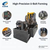 Machine de formage automatique multi-stations pour boulons en U, en L et carrés, haute précision, modèle Heling, vente chaude