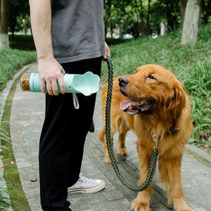 2025 disesuaikan Logo portabel 14 oz anjing botol air baja nirkarat hewan peliharaan pengumpan dengan contoh Gratis - Product Image 2