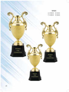 كأس حلزوني بلاستيكي مميز من الذهب والفضة - Product Image 3