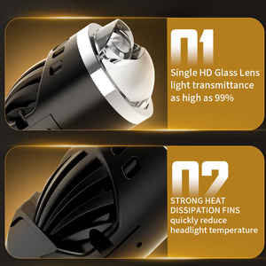 GPNE F181 Feu antibrouillard laser LED 2 pouces bi led feu de brouillard de voiture <span class=keywords><strong>lentille</strong></span> de conduite - Product Image 2
