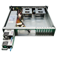Chasis de Servidor ATX para Montaje en Rack 2U Corto de 400 mm de Profundidad, Aleación de Aluminio, Soporte de Alimentación Redundante