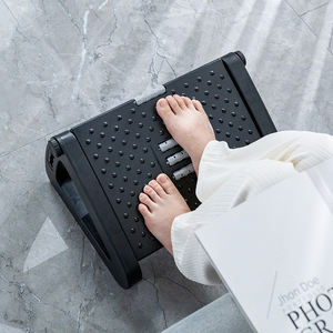 Altura ajustable debajo del escritorio Reposapiés arriba y abajo Rodillo de masaje Taburete - Product Image 4