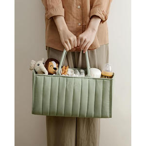 Panier à couches pour bébé, panier de rangement pour chambre d'enfant, <span class=keywords><strong>sac</strong></span> fourre-tout portable pour table à <span class=keywords><strong>langer</strong></span> ou voiture - Product Image 5