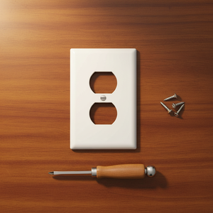 <span class=keywords><strong>Plaque</strong></span> murale pour prise double, grandes plaques de couverture pour prises électriques, format surdimensionné 1 poste 5,5" x 3,5", en <span class=keywords><strong>polycarbonate</strong></span> thermoplastique - Product Image 6