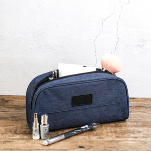 BSCI <span class=keywords><strong>vente</strong></span> directe d'usine <span class=keywords><strong>voyage</strong></span> pour hommes pour trousse de toilette conception personnalisée marque privée sac de maquillage fermeture éclair beauté quotidien personnalisé - Product Image 1