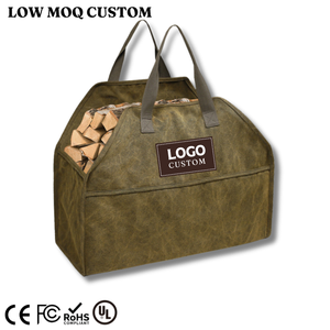 Sac à Ustensiles Camping - Toile Cirée Imperméable - 46x17,5x28 Cm - Organisation Pique-nique, Jardin, Outils - Portable Et Durable