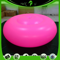 Gonflage personnalisé Ballon modèle boule d'eau rose sexy Jouet Hongyi Coussin d'eau rond gonflable flottant sur la piscine