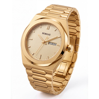 Jam Tangan Quartz BOMAXE Terbaru dari Baja Anti Karat, Unisex, Fashion Sederhana, Mewah untuk Pria, Sport, Bisnis, Tahan Air 5BAR, Kaca Penunjuk