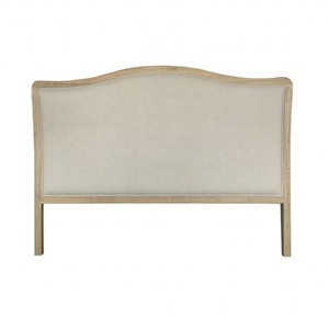 HL114K rustica <span class=keywords><strong>francese</strong></span> su misura King/Queen Size tessuto imbottito Hotel in legno intagliato testiera - Product Image 3