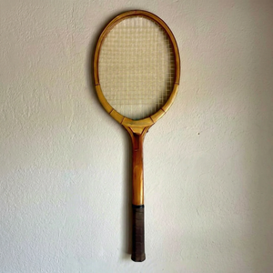 Raquette de badminton en bois unisexe, personnalisable, toutes tailles et couleurs, avec poignée souple antidérapante, filet rigide et logo personnalisé - Product Image 1