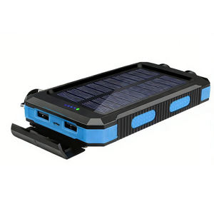 Batterie Externe Solaire Étanche 20000mAh Double USB avec Support, Entrée DC Type C, Batterie au Lithium Polymère, Protection Contre la Charge Excessive - Product Image 1