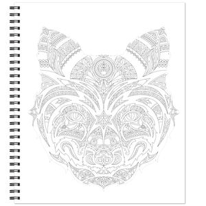 2025 livre de coloriage <span class=keywords><strong>pour</strong></span> adultes anti-stress dessins animaux, mandalas, fleurs, motifs Paisley livre de coloriage - Product Image 4