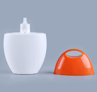 Conteneur en plastique PE plat personnalisé de 50 ml/100 ml, respectueux de l'environnement, pour crème solaire, crème pour les mains, fond de teint liquide, flacon isolant