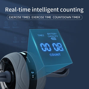 TUDEEN ABS Interior Fitness Gimnasio Músculo Abdominal Rueda <span class=keywords><strong>Rodillo</strong></span> Inteligente Conteo <span class=keywords><strong>Entrenamiento</strong></span> para Uso Doméstico - Product Image 5