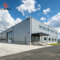 Taller Industrial Prefabricado de Acero Personalizado, Fábrica de Procesamiento de Acero Ligero, Planta de Fabricación de Estructuras Metálicas Duraderas con Diseño Gratuito