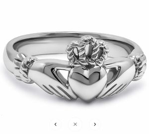 Bijoux en argent sterling sur mesure bague de mariage irlandais <span class=keywords><strong>Claddagh</strong></span> 925 bijoux bague de <span class=keywords><strong>claddagh</strong></span> personnalisée - Product Image 1