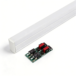 Tube <span class=keywords><strong>LED</strong></span> carré T8 <span class=keywords><strong>T5</strong></span> avec boîtier intégré en PC/PVC et couvercle transparent pour éclairage de magasin, 1ft 2ft 3ft 4ft 300mm 600mm 900mm <span class=keywords><strong>1200mm</strong></span> - Product Image 3